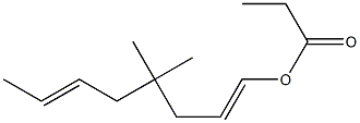 Propionic acid 4,4-dimethyl-1,6-octadienyl ester