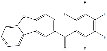 2-(Pentafluorobenzoyl)dibenzofuran Structure