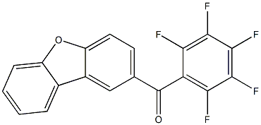 2-(Pentafluorobenzoyl)dibenzofuran Struktur