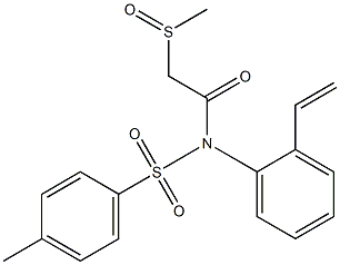 N-[(4-Methylphenyl)sulfonyl]-N-[2-ethenylphenyl](methylsulfinyl)acetamide