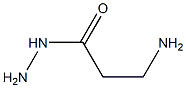 3-Aminopropionic acid hydrazide,,结构式