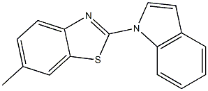 2-(1H-Indol-1-yl)-6-methylbenzothiazole Structure