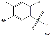 3-Amino-6-chloro-4-methylbenzenesulfonic acid sodium salt Structure