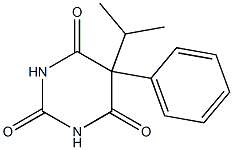 5-Isopropyl-5-phenylpyrimidine-2,4,6(1H,3H,5H)-trione Structure