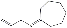 N-Cycloheptylidene-2-propen-1-amine Struktur