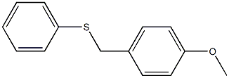 4-(Phenylthiomethyl)-1-methoxybenzene Structure