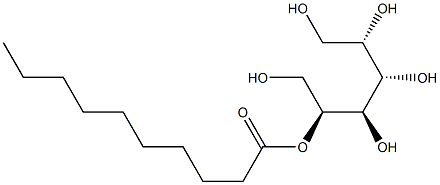 L-Mannitol 5-decanoate,,结构式
