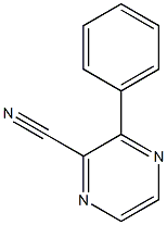 3-Phenyl-2-pyrazinecarbonitrile Structure