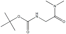 N-[2-(Dimethylamino)-2-oxoethyl]carbamic acid tert-butyl ester 结构式