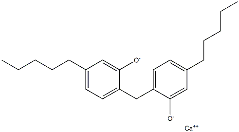 Calcium 2,2'-methylenebis(5-pentylphenoxide) Structure