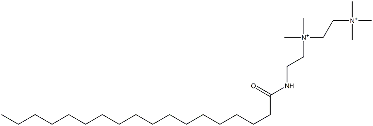  N,N,N,N',N'-Pentamethyl-N'-[2-[(1-oxooctadecyl)amino]ethyl]-1,2-ethanediaminium