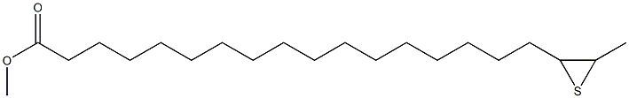 18,19-Epithioicosanoic acid methyl ester Structure