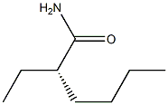 [S,(+)]-2-Ethylhexanamide Struktur