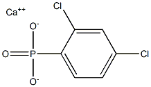 2,4-ジクロロフェニルホスホン酸カルシウム 化学構造式