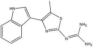  2-[4-(1H-Indole-3-yl)-5-methyl-2-thiazolyl]guanidine