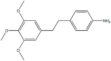 1-(3,4,5-Trimethoxyphenyl)-2-(4-aminophenyl)ethane Structure