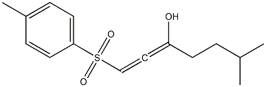 6-Methyl-1-(4-methylphenylsulfonyl)-1,2-heptadien-3-ol