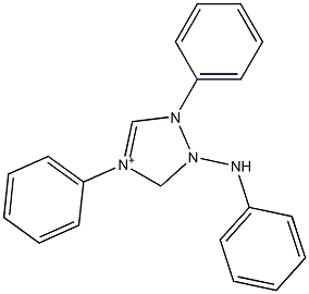 2,3-Dihydro-1,4-diphenyl-2-anilino-1H-1,2,4-triazol-4-ium