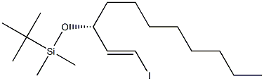 (1E,3R)-3-(tert-Butyldimethylsilyloxy)-1-iodo-1-undecene Structure