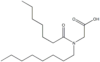 N-Heptanoyl-N-octylglycine Structure