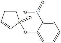 1-(2-Nitrophenoxy)-4,5-dihydro-1H-phosphole 1-oxide Struktur