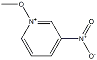 3-Nitro-1-methoxypyridin-1-ium Structure