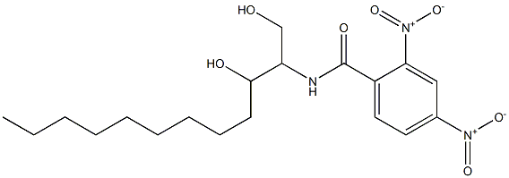 N-(1,3-Dihydroxydodecan-2-yl)-2,4-dinitrobenzamide Structure