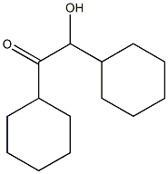 1,2-Dicyclohexyl-2-hydroxyethanone Structure