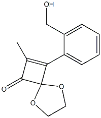 7-Methyl-8-(2-hydroxymethylphenyl)-1,4-dioxaspiro[4.3]oct-7-en-6-one