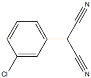 (3-Chlorophenyl)malononitrile,,结构式