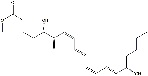(7Z,9E,11Z,13E,5S,6R,15S)-5,6,15-Trihydroxy-7,9,11,13-icosatetraenoic acid methyl ester