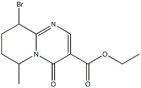 6-Methyl-6,7,8,9-tetrahydro-9-bromo-4-oxo-4H-pyrido[1,2-a]pyrimidine-3-carboxylic acid ethyl ester