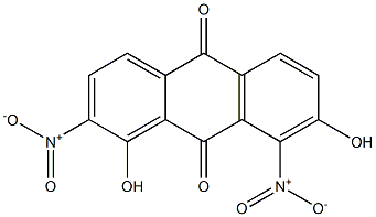1,7-Dihydroxy-2,8-dinitroanthraquinone,,结构式