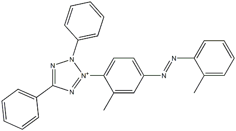  2,5-Diphenyl-3-[4-[(o-tolyl)azo]-2-methylphenyl]-2H-tetrazol-3-ium