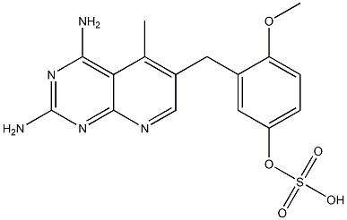 6-[2-Methoxy-5-(sulfooxy)benzyl]-5-methylpyrido[2,3-d]pyrimidine-2,4-diamine