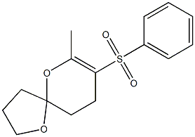 7-Methyl-8-(phenylsulfonyl)-1,6-dioxaspiro[4.5]dec-7-ene|