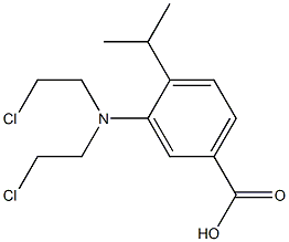 3-[Bis(2-chloroethyl)amino]-4-isopropylbenzoic acid