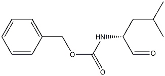 (2R)-2-(Benzyloxycarbonylamino)-4-methylpentanal Structure