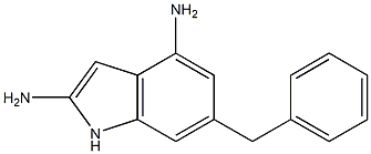 2,4-Diamino-6-benzyl-1H-indole Structure