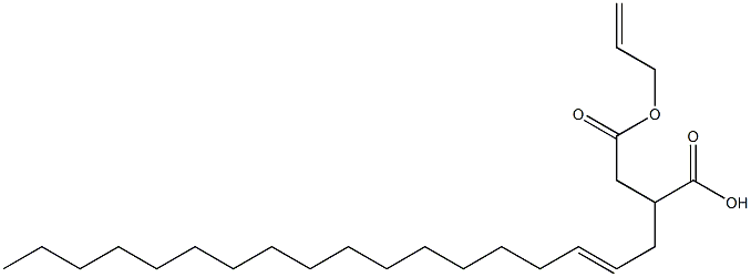 2-(2-Octadecenyl)succinic acid 1-hydrogen 4-allyl ester Struktur