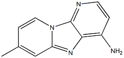 4-Amino-7-methyldipyrido[1,2-a:3',2'-d]imidazole Struktur