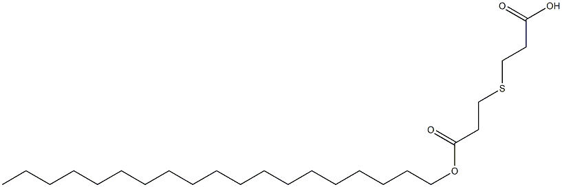 3,3'-Thiobis(propionic acid nonadecyl) ester,,结构式