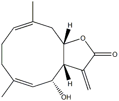  (3aR,4R,5E,9E,11aS)-4-Hydroxy-3a,4,7,8,11,11a-hexahydro-6,10-dimethyl-3-methylenecyclodeca[b]furan-2(3H)-one