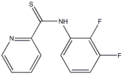 N-[2,3-Difluorophenyl]pyridine-2-carbothioamide Struktur