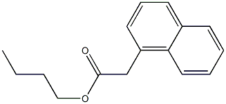 Naphthalene-1-acetic acid butyl ester Structure