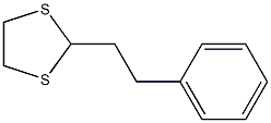 2-フェネチル-1,3-ジチオラン 化学構造式