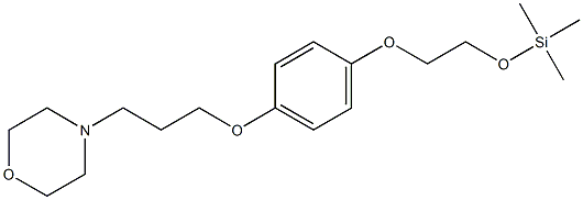 4-[3-[4-(2-Trimethylsilyloxyethoxy)phenoxy]propyl]morpholine