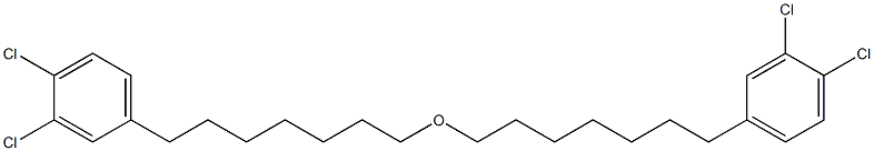 3,4-Dichlorophenylheptyl ether 结构式