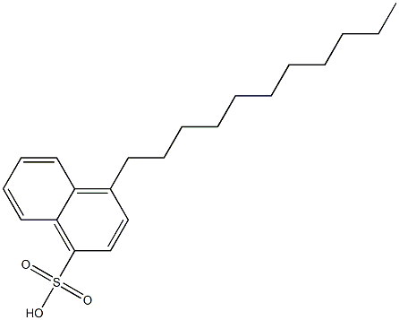 4-Undecyl-1-naphthalenesulfonic acid Struktur