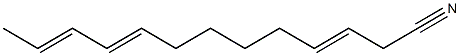 3,9,11-Tridecatrienenitrile